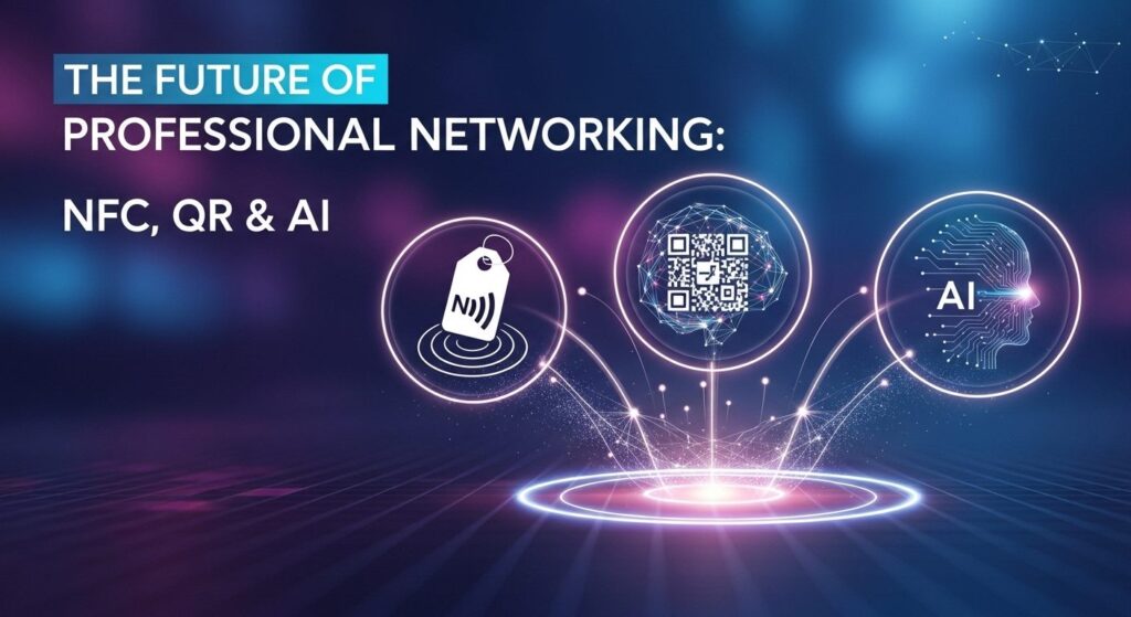 The Future of Professional Networking App: NFC, QR Codes & AI