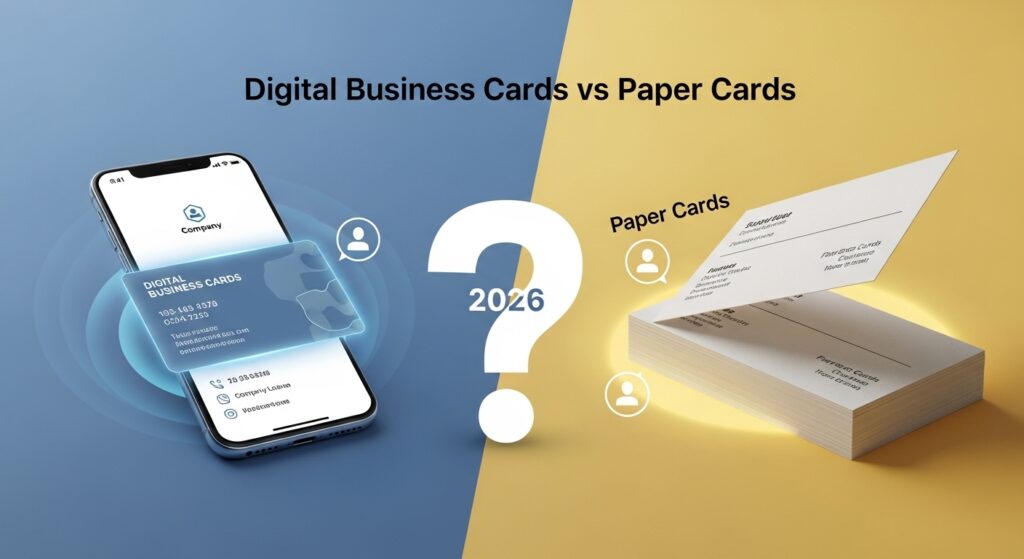 Digital Business Cards vs Paper Cards: Which One Wins in 2026?