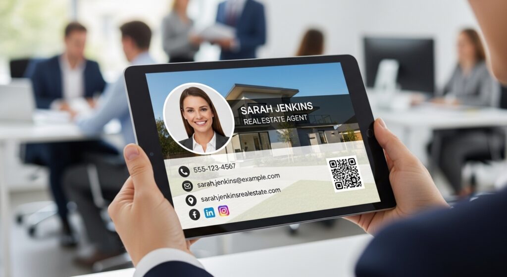 Best Digital Business Card for Real Estate Agents