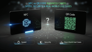 NFC vs QR Code Business Cards: Speed & Security