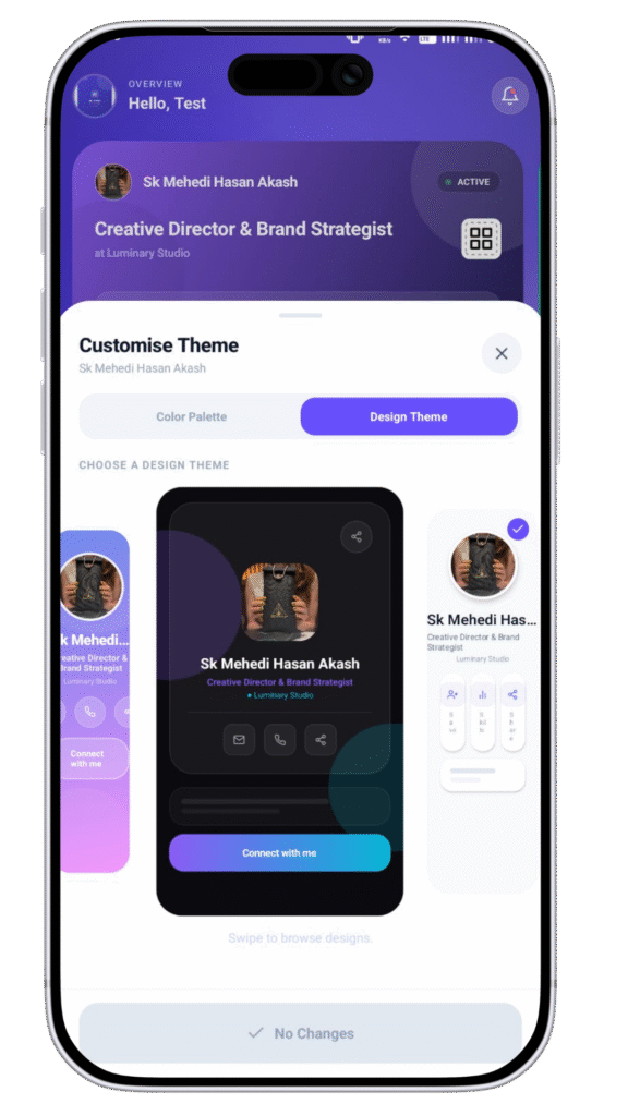 Profile Theme Changes