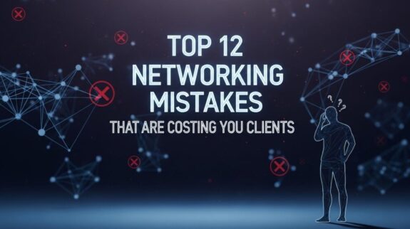 Top 12 Networking Mistakes That Are Costing You Clients
