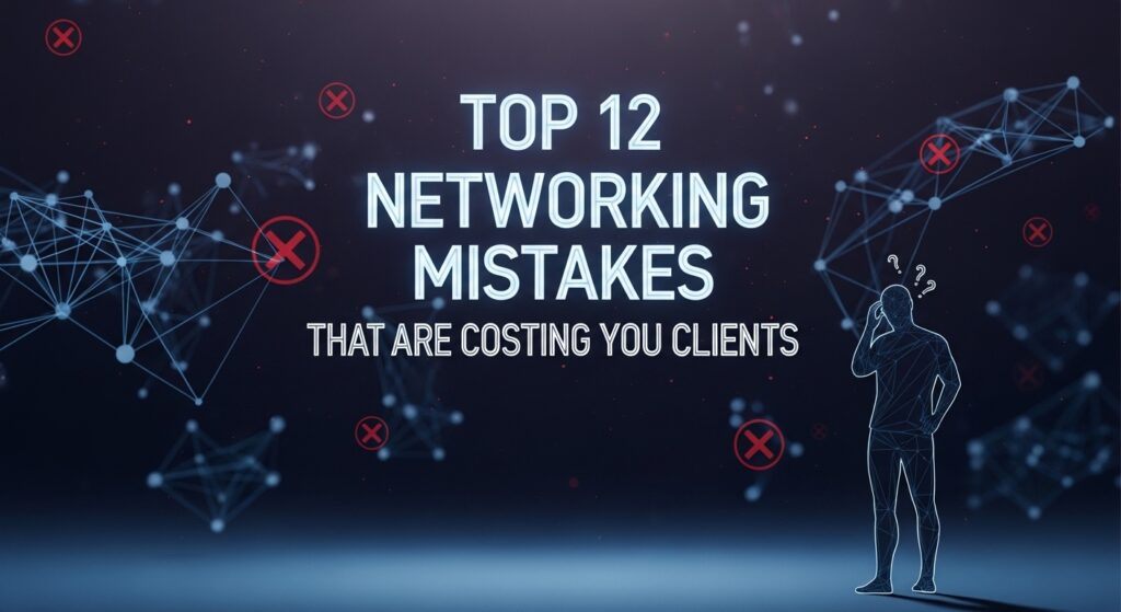 Top 12 Networking Mistakes That Are Costing You Clients