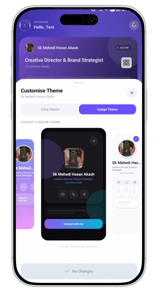 Profile Theme Changes