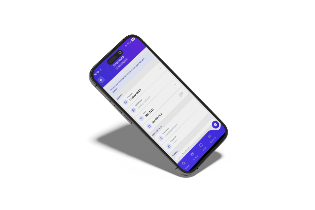 Custom SMTP Setup